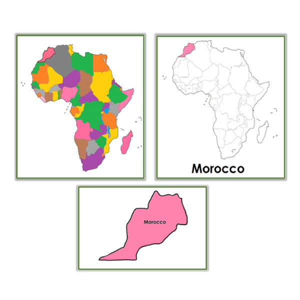 600×600 africa countries matching cards