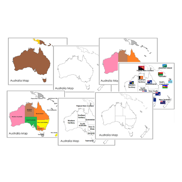 Australian map 600×600